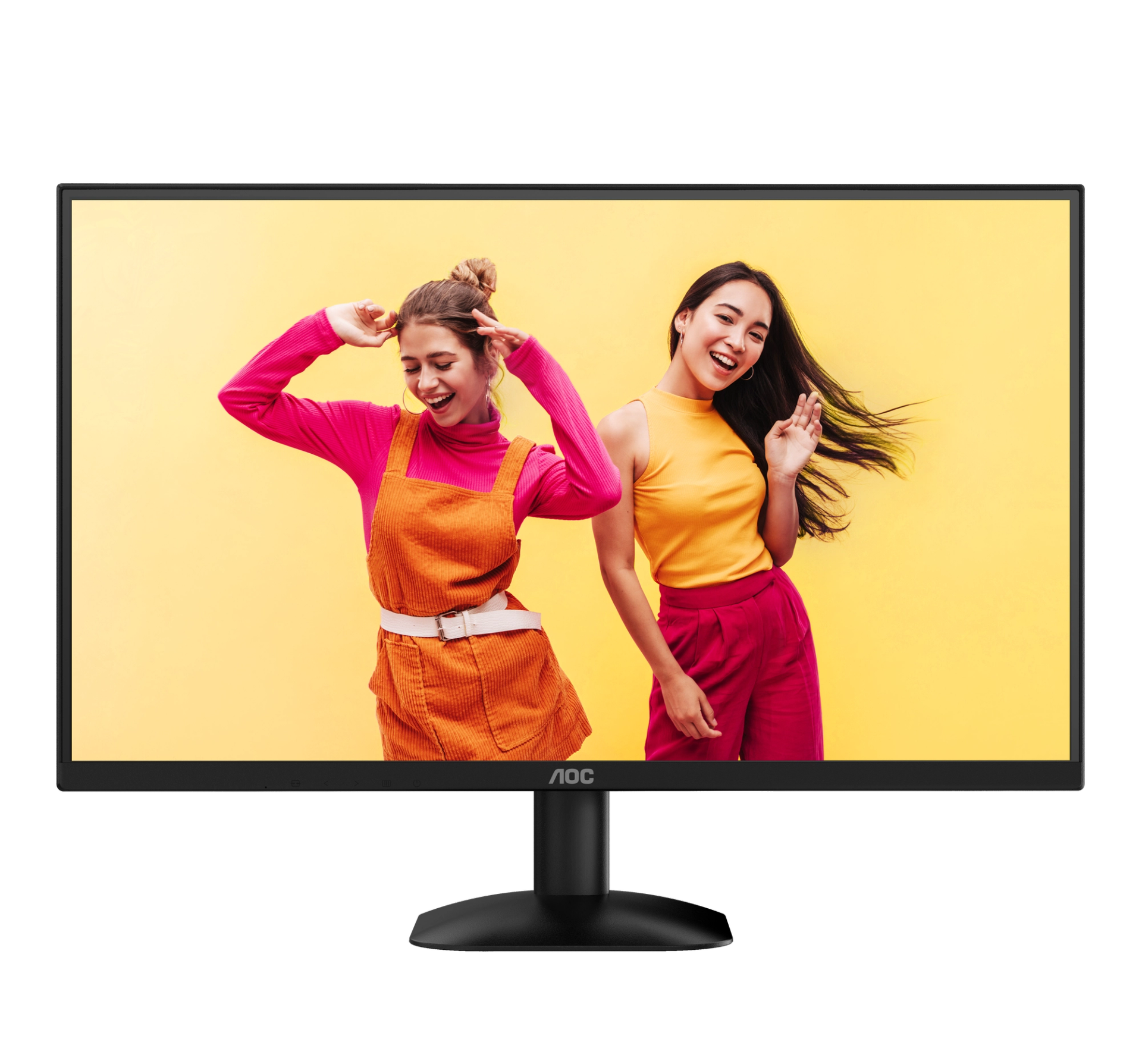 Monitor AOC 24B35HM2 com imagem colorida na tela