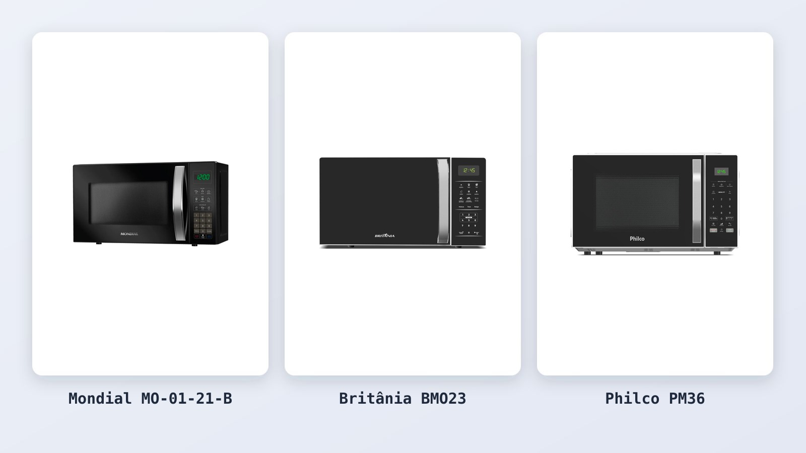 Micro-ondas na Shopee: Mondial, Britânia ou Philco, qual compensa?