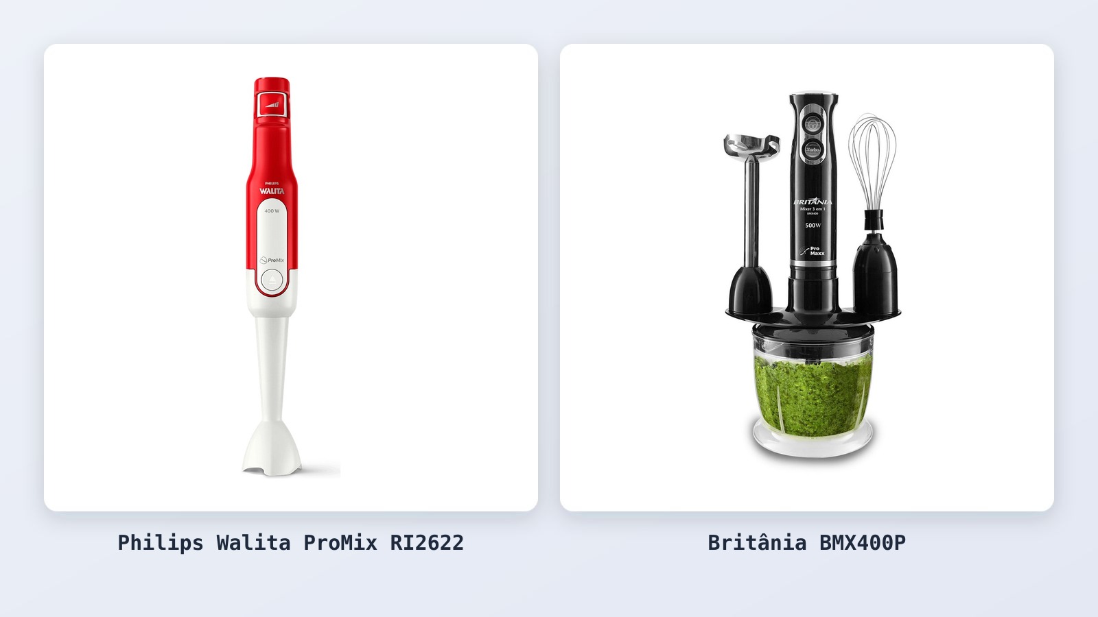 Mixer Philips Walita ProMix ou Britânia BMX400P: qual comprar?