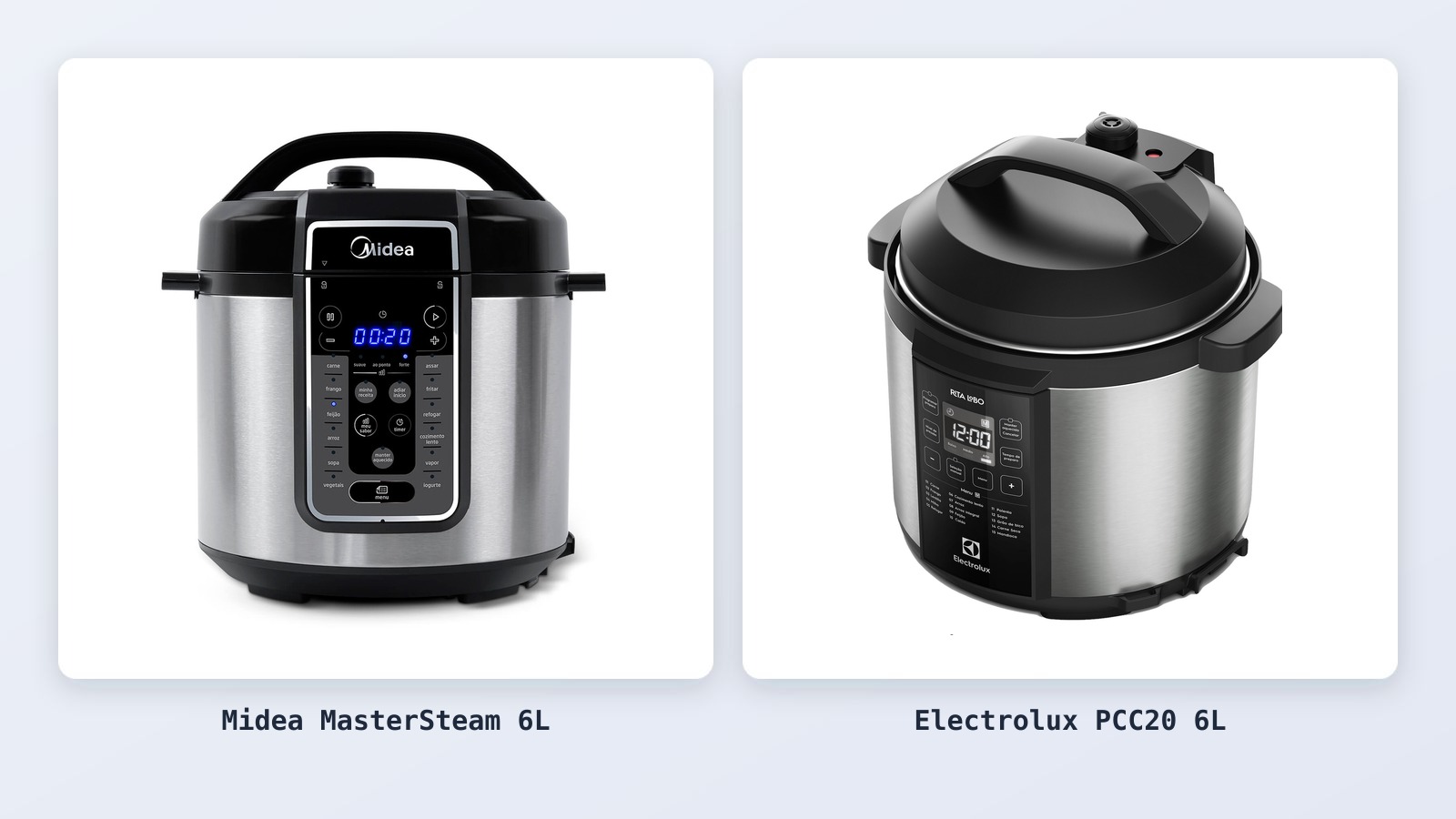 Midea MasterSteam ou Electrolux PCC20: qual comprar?