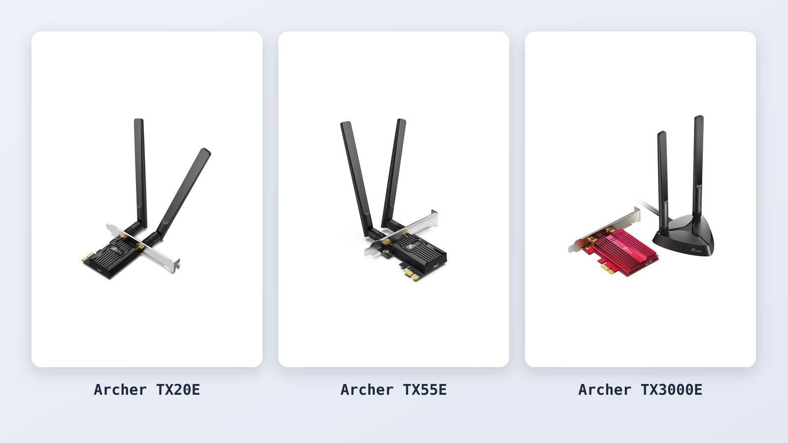 Placa Wi-Fi 6 para PC: Archer TX20E, TX55E ou TX3000E, qual vale mais?