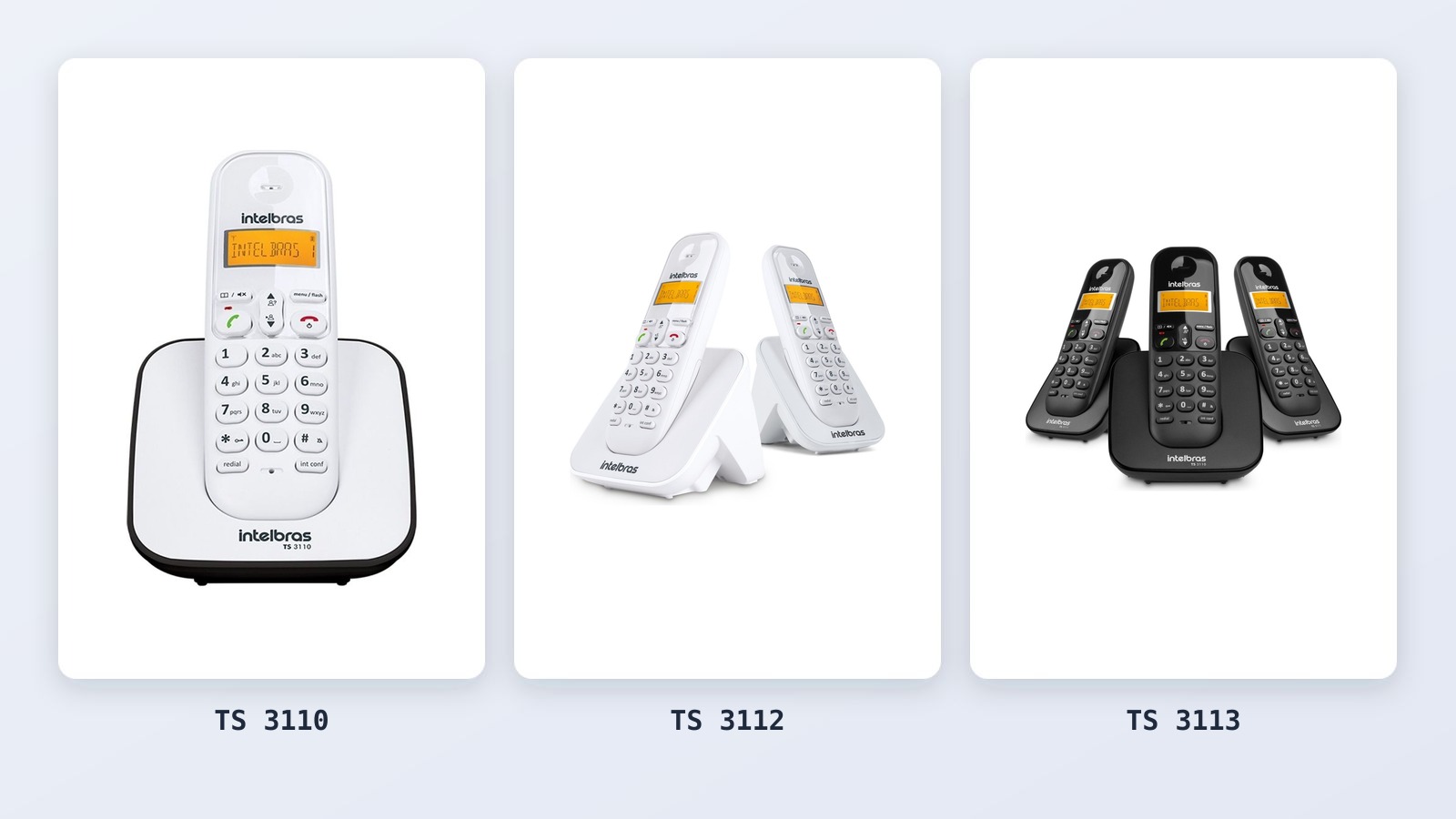 Telefone sem fio Intelbras: um, dois ou três fones?