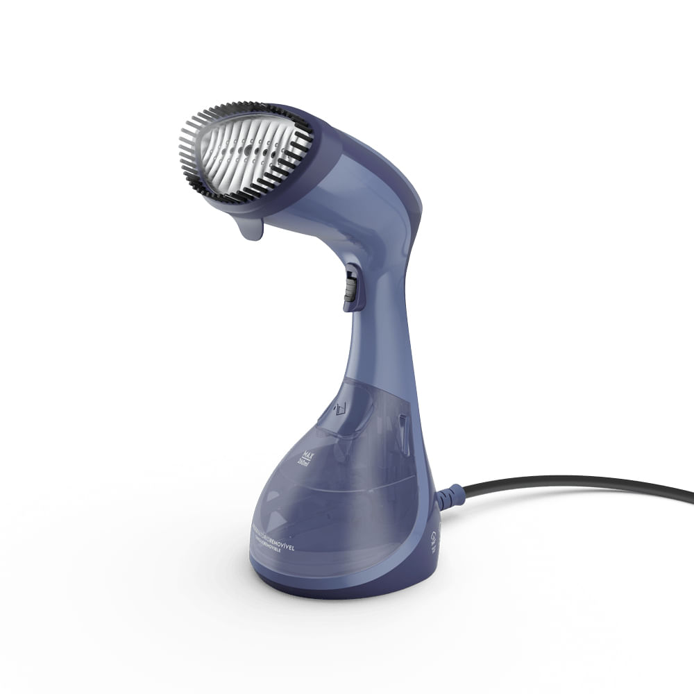 Vaporizador de roupas portátil Electrolux Efficient Care EPS10 azul com escova removedora de pelos