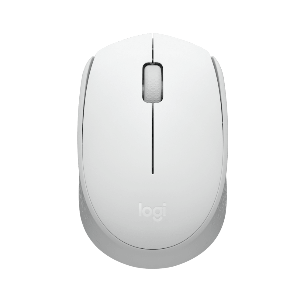 Mouse Logitech M170 branco visto de cima