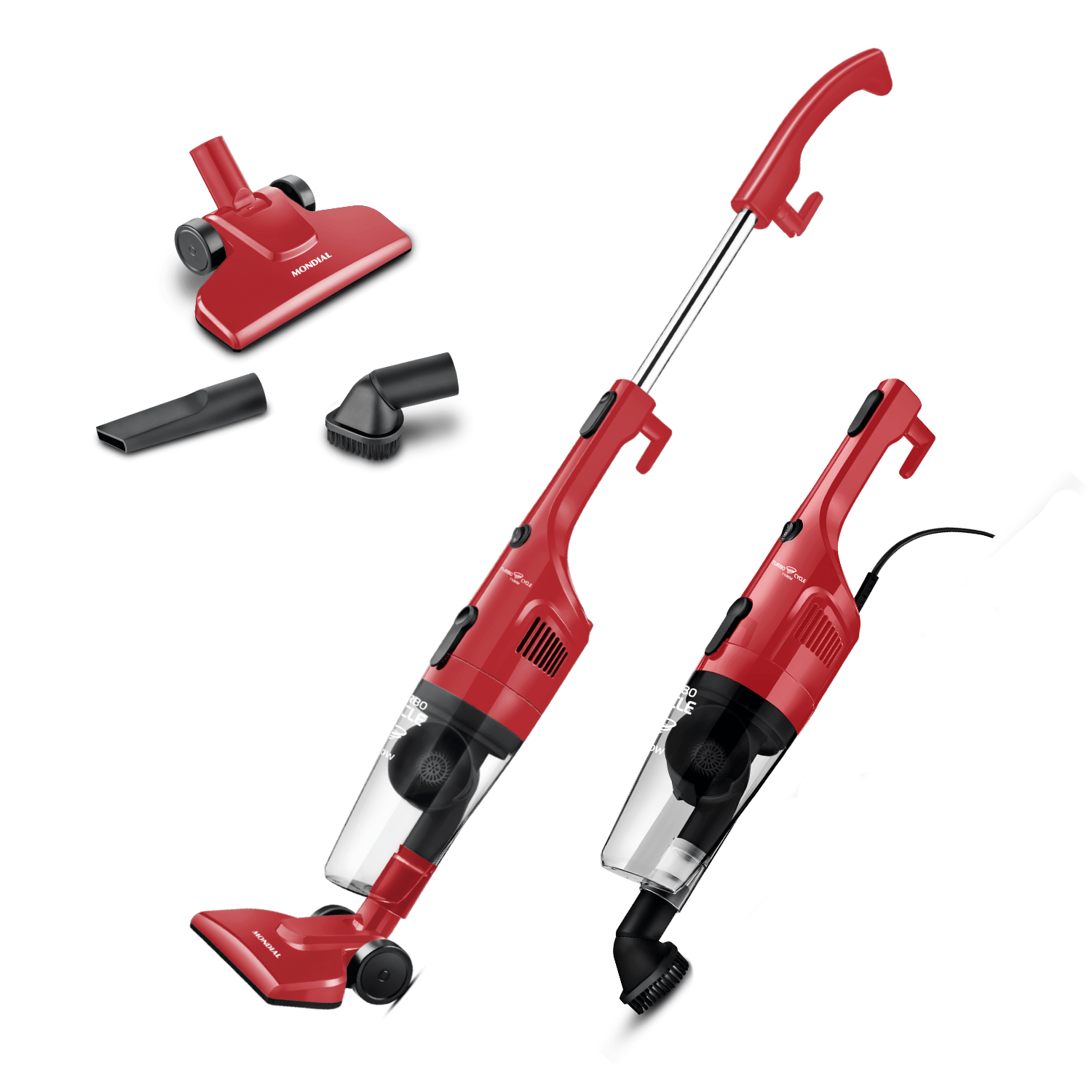 Aspirador de pó vertical Mondial AP-36 vermelho com acessórios