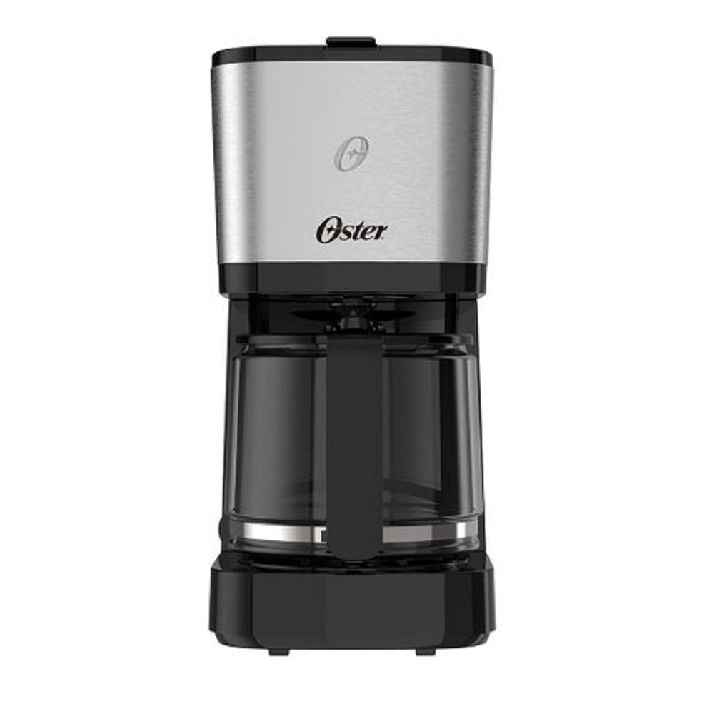 Cafeteira elétrica Oster OCAF600 com jarra de vidro e painel em inox