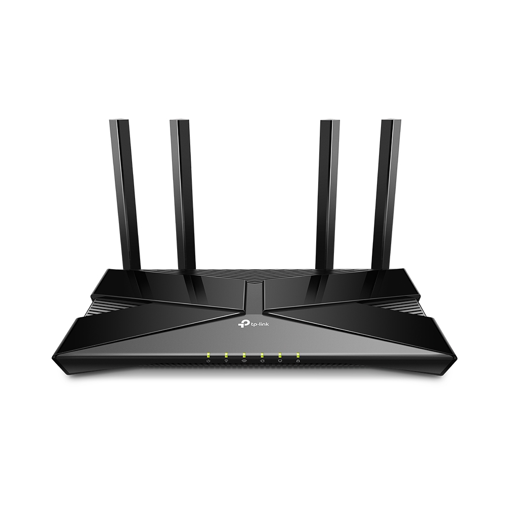 Roteador TP-Link Archer AX10 preto com quatro antenas