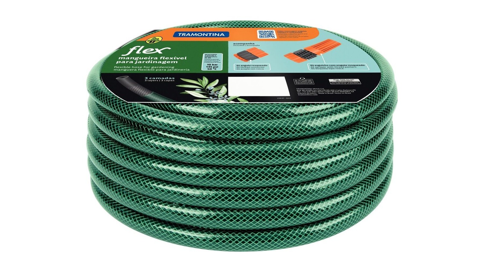 Mangueira Tramontina Flex 30 m: resistente e barata, mas odeia sol