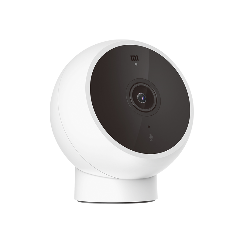 Câmera de segurança Xiaomi Mi Camera 2K branca com base magnética
